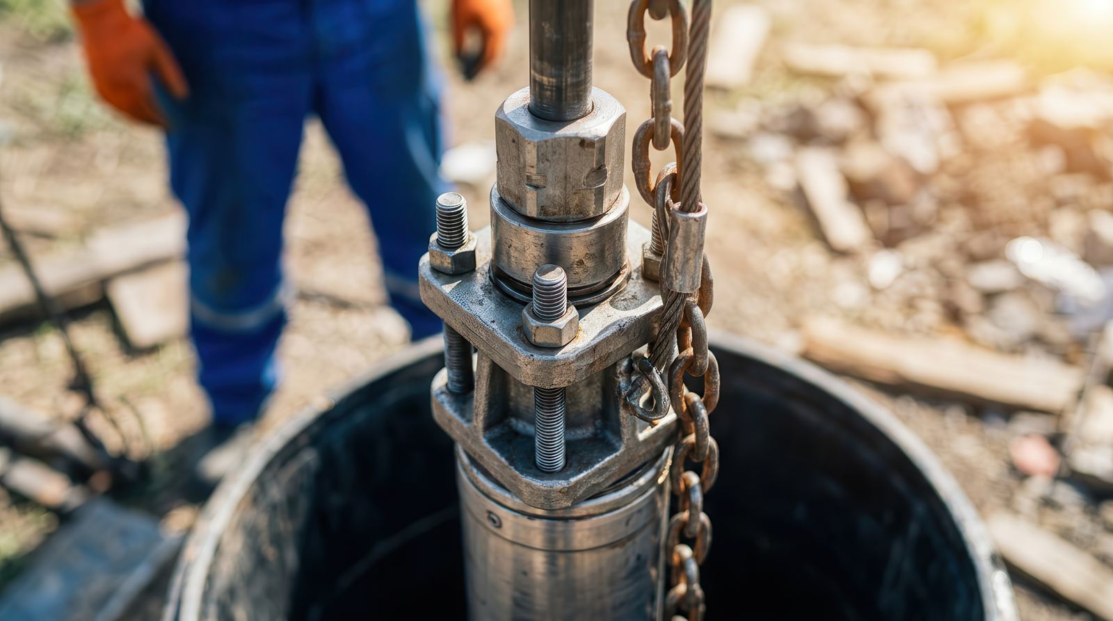 Children drinking clean water from cupped hands at a well